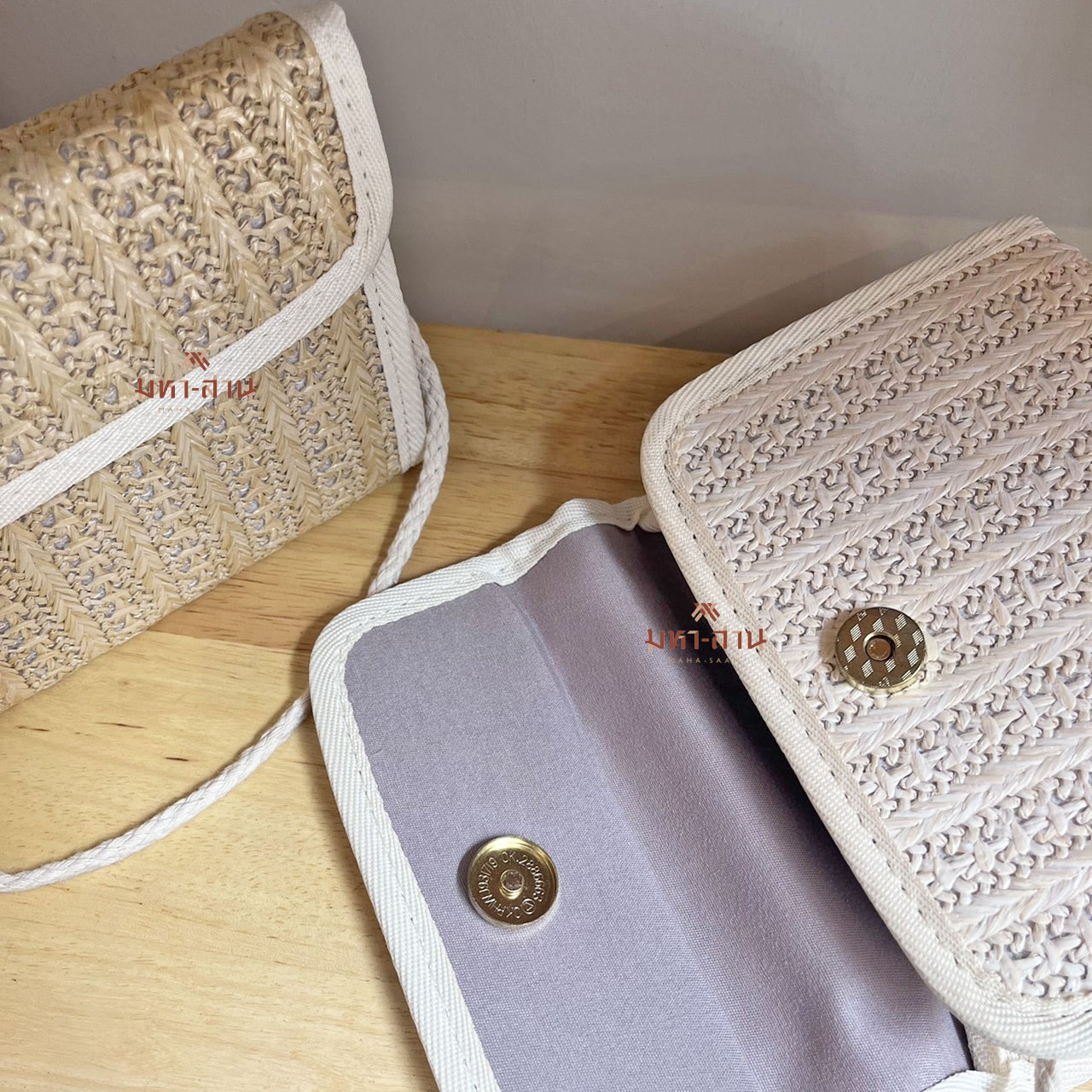 กระเป๋าฟาง กระเป๋าสะพาย กระเป๋าไปคาเฟ่ 💝