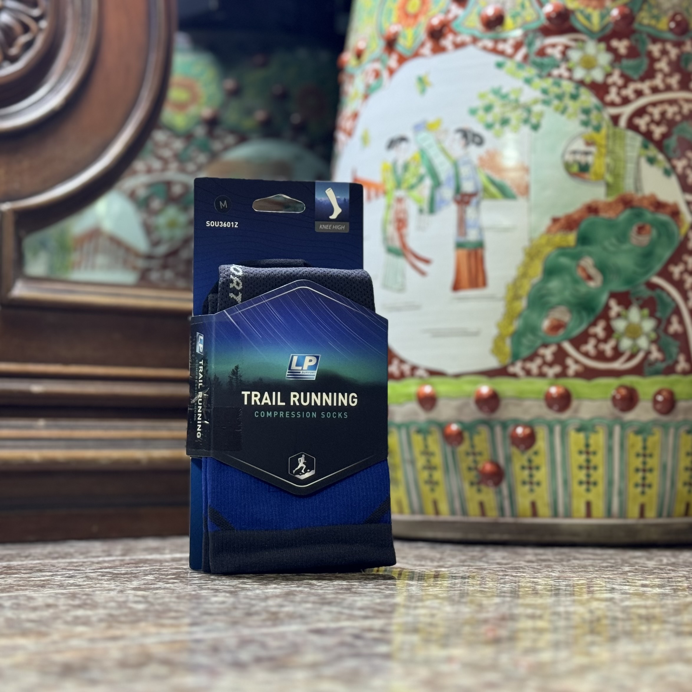 ถุงเท้าวิ่ง LP Trail Running Compression Full Socks (M)