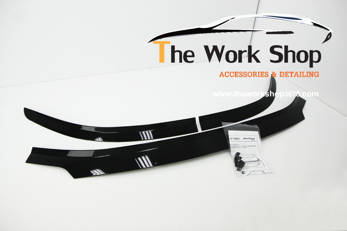 Acrylic Hood Guard for CR-V ( อคริลิคสีดำแต่งฝากระโปรงหน้า )