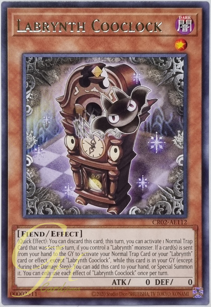 Yugioh [CR02-AE112] Labrynth Cooclock (Rare)