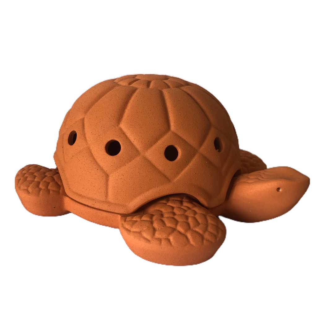 ที่ใส่ยากันยุงแบบขดรูปเต่า สีเทอราคอตต้า Terracotta