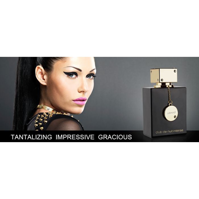 น้ำหอมแท้ CLUB DE NUIT INTENSE WOMAN EAU DE PARFUM SPRAY BY ARMAF 105 ML ของใหม่ กล่องขายซีล
