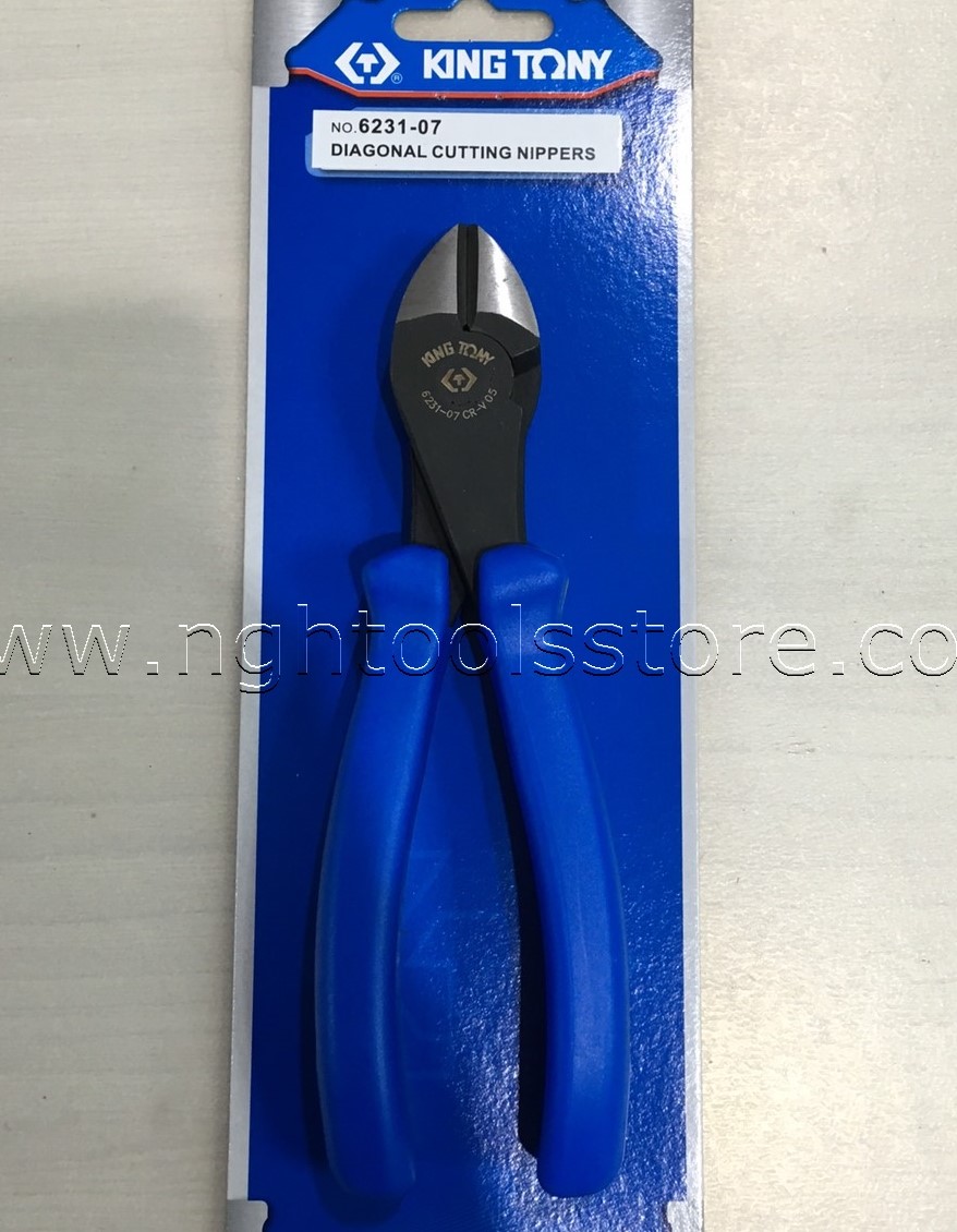คีมปากเฉียงด้ามหนา รุ่น 6231 ขนาด 7" ยี่ห้อ KING TONY