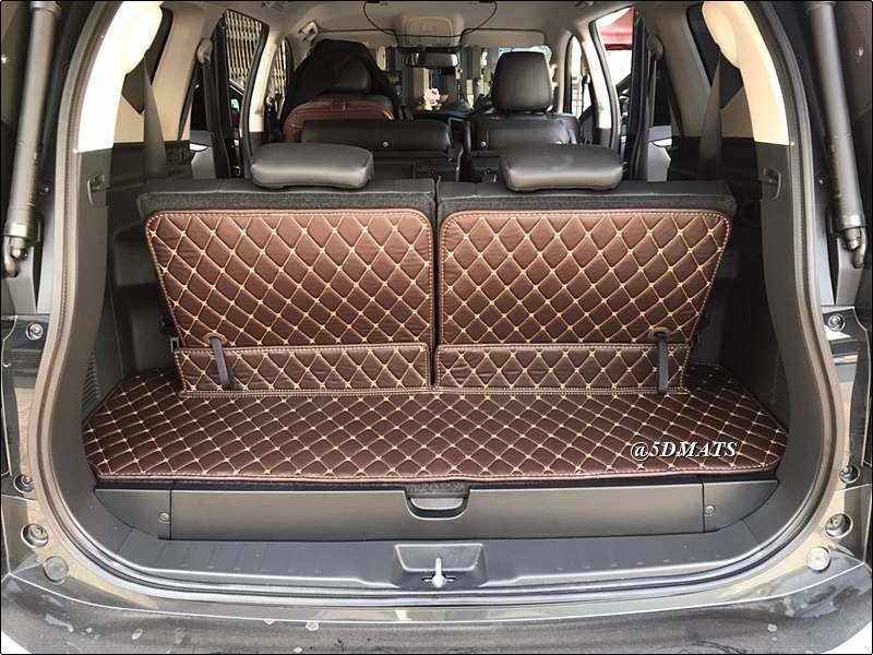 พรมปูพื้นรถยนต์6D PAJERO SPORT 2015-23 พรม6D QX สวยงาม เข้ารูป ปูเต็มคัน 9ชิ้น