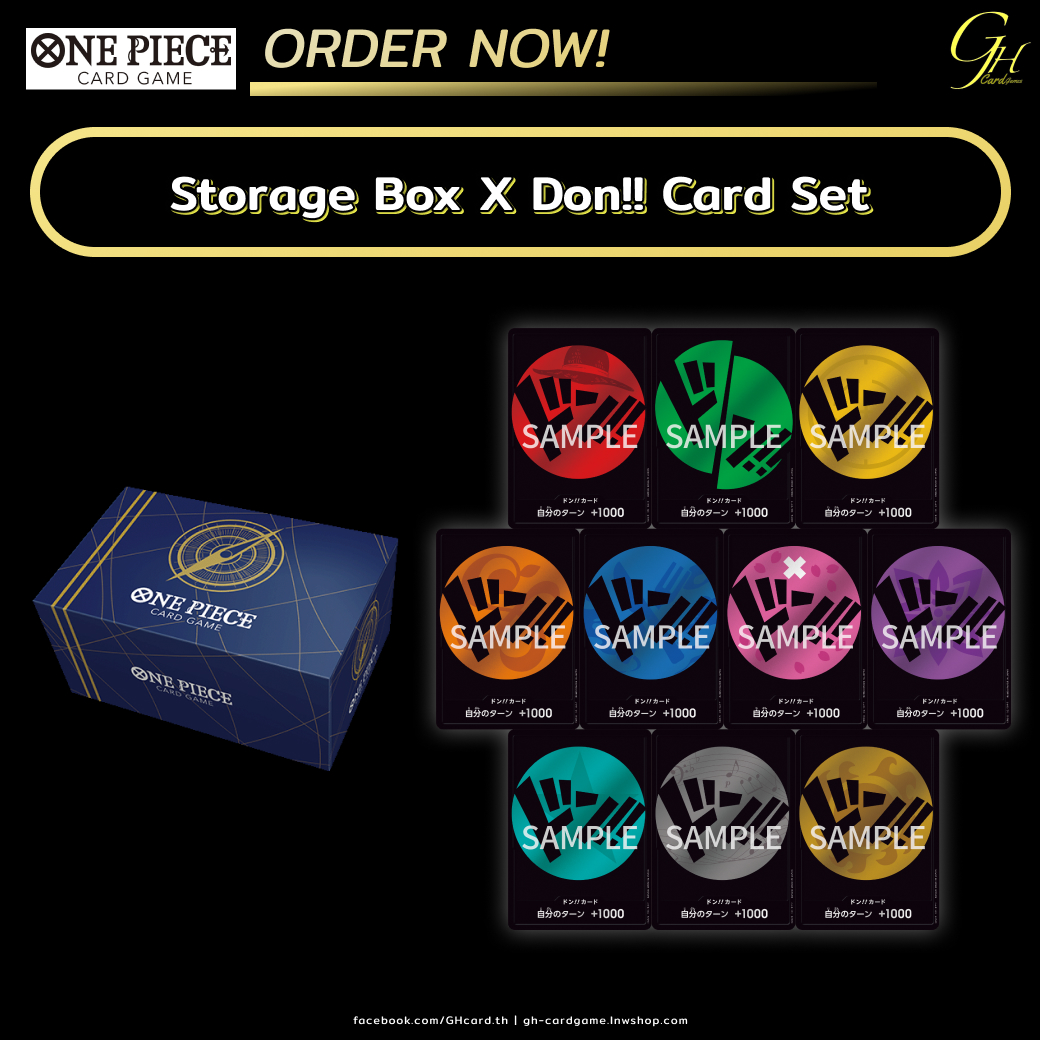 One Piece Card Game [Storage001] Storage Box X Don!! Card Set