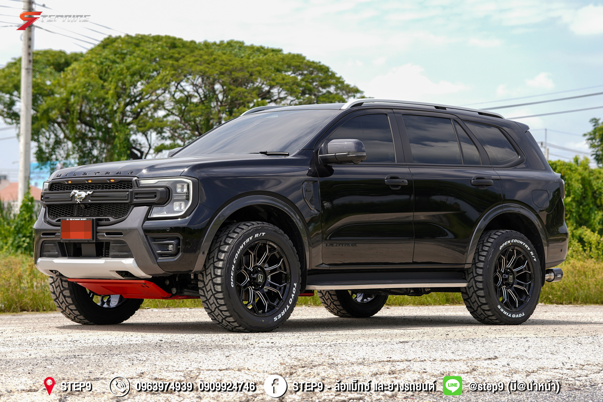 FORD EVEREST NEXTGEN ทรงมาเฟียช่วงล่างเดิม ท่อคู่ออกข้างซ้าย-ขวา