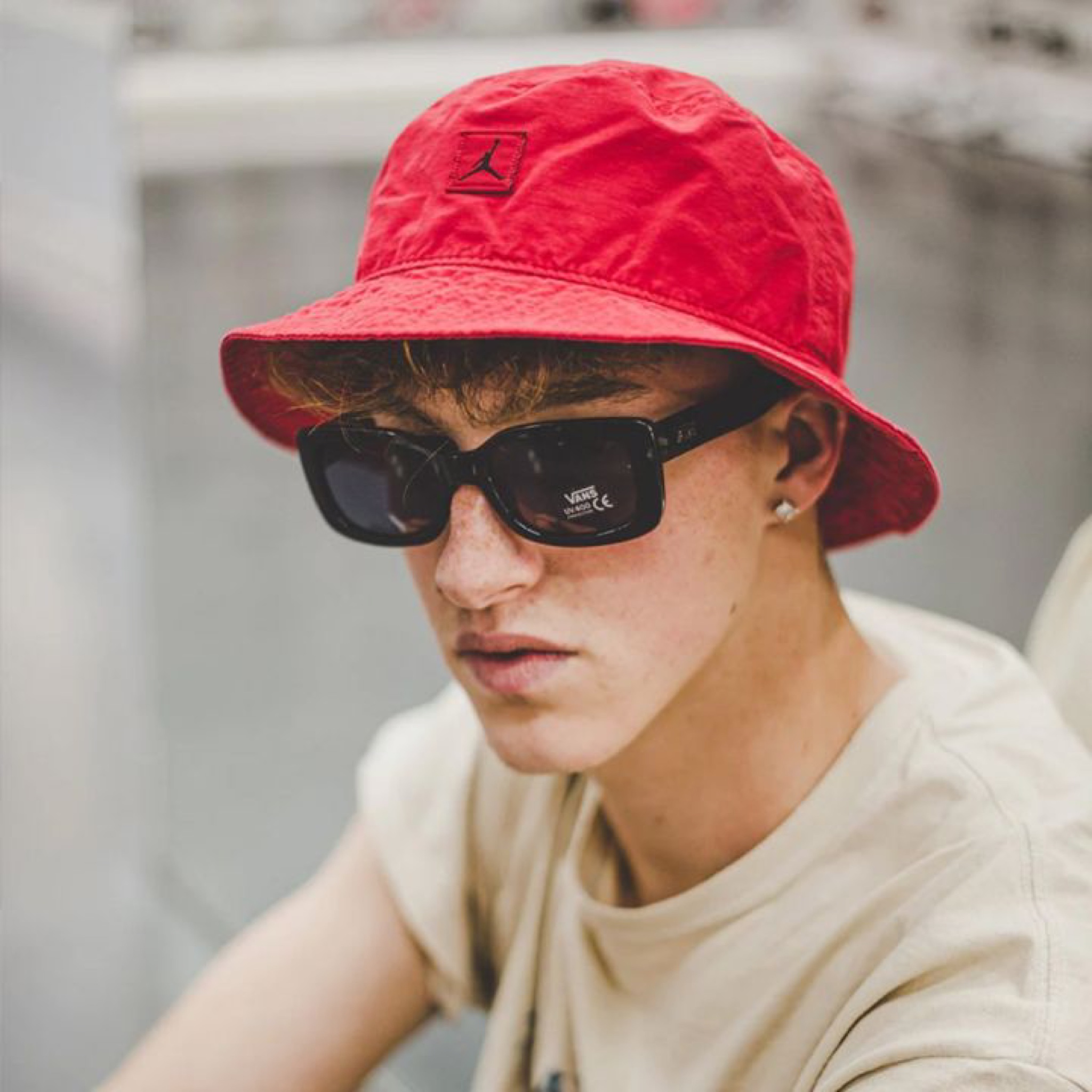 หมวกปีกรอบ Nike Jordan JumpMan Washed Bucket Hat ‘RED’ (S,M,L)