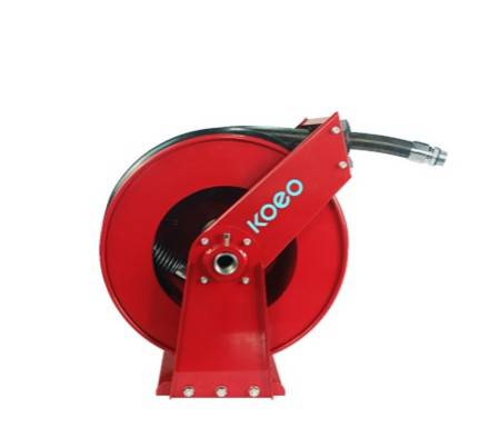 Koeo Spring Rewind Hose Reel Grease ,Oil , Diesel รีลพร้อมสายส่งน้ำมันหล่อลื่นและน้ำมันเชื้อเพลิง