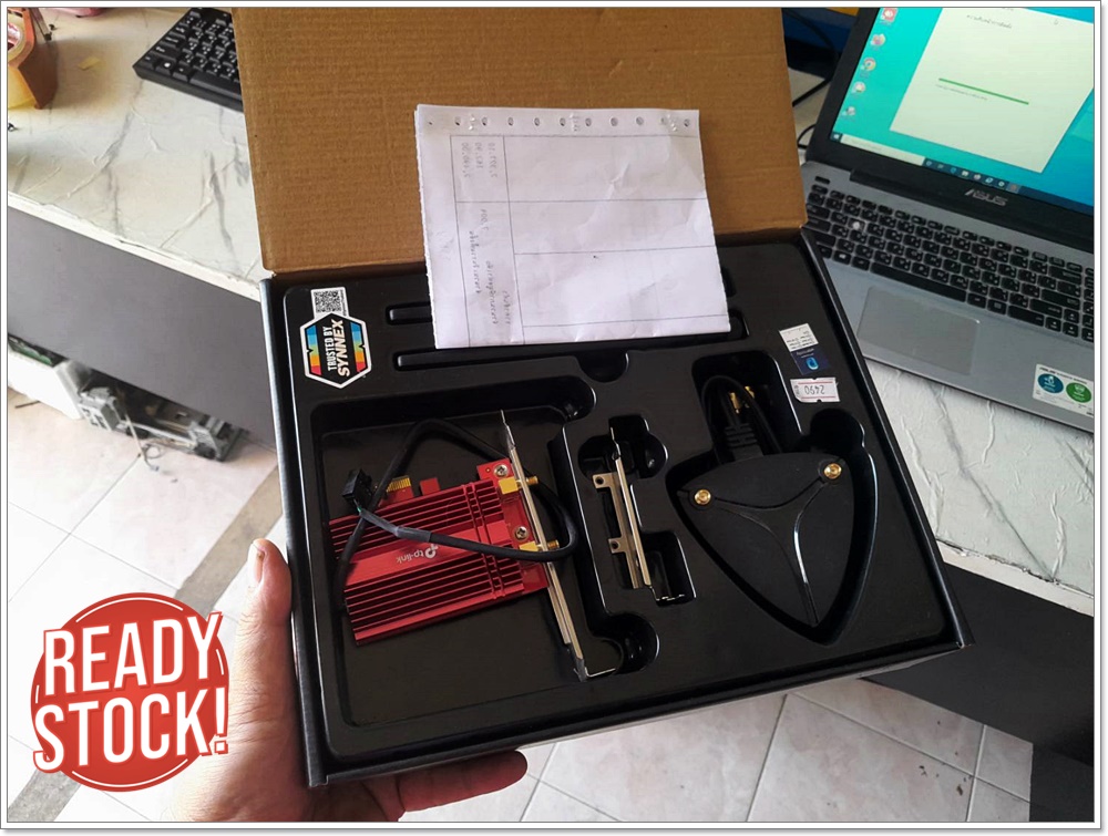 (มือ 2 ประกัน 06-2573 ) AX3000 Wi-Fi 6 Bluetooth 5.2 PCIe Adapter