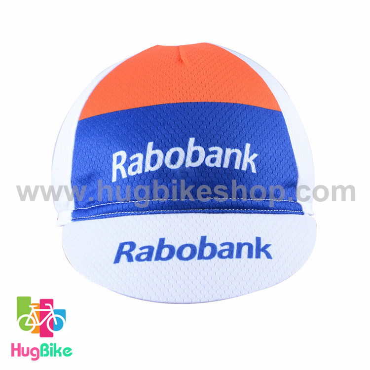 หมวกแก๊บ Rabobank 15 (01) สีขาวน้ำเงินแดง
