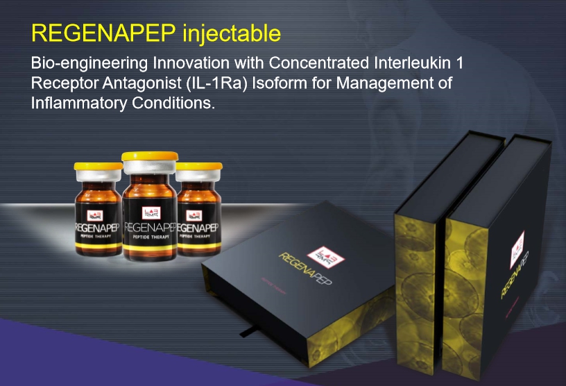 REGENAPEP Injectable บรรเทาอาการจากการอักเสบกล้ามเนื้อ ข้อต่อ Gout ,รูมาตอยส์ ด้วยเปปไทด์ธรรมชาติอย่างได้ผล มีความสุขกับการใช้ชีวิตมากขึ้น A set of 10 vials x 2ml