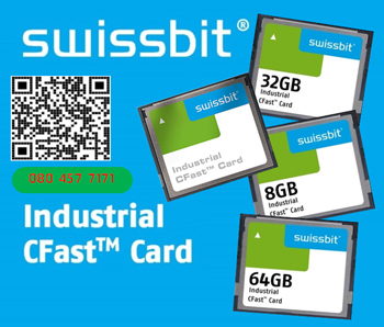 Swissbit, CFast Card ,Industrial CFast Card, 4GB, 0°C~70°C, - 40°C~85°C