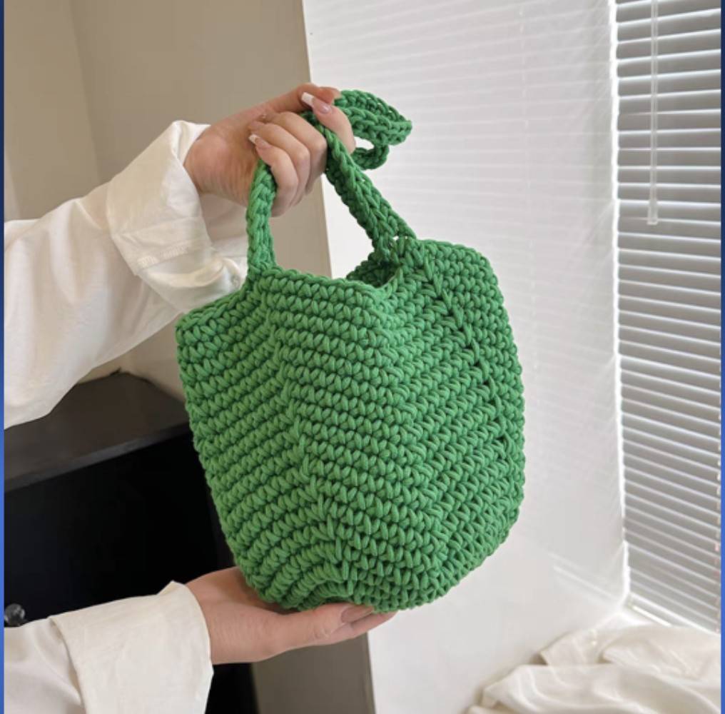 กระเป๋าถัก กระเป๋าสี กระเป๋าแฟชั่น กระเป๋าสะพายข้าง กระเป๋าคาเฟ่ 👝