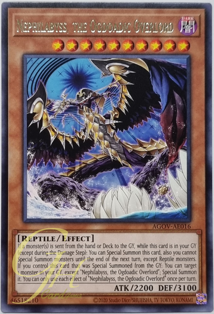 Yugioh [AGOV-AE016] Neferabyss, the Ogdoadic Overlord (Rare)
