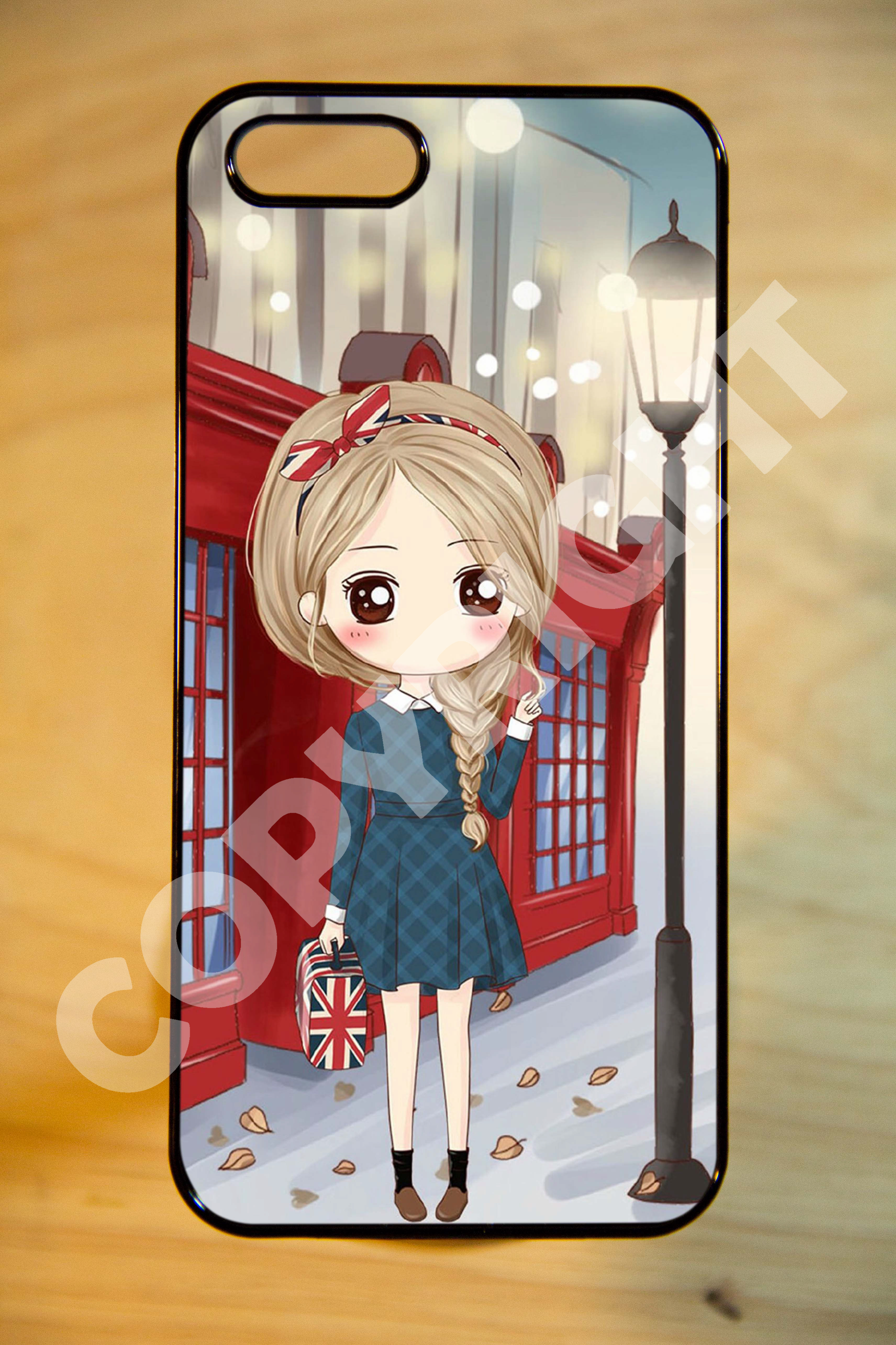 เคสสั่งทำ - ลายการ์ตูน เด็กผู้หญิง น่ารักๆ