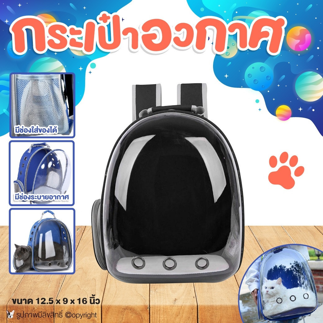 กระเป๋าสัตว์เลี้ยงอวกาศ