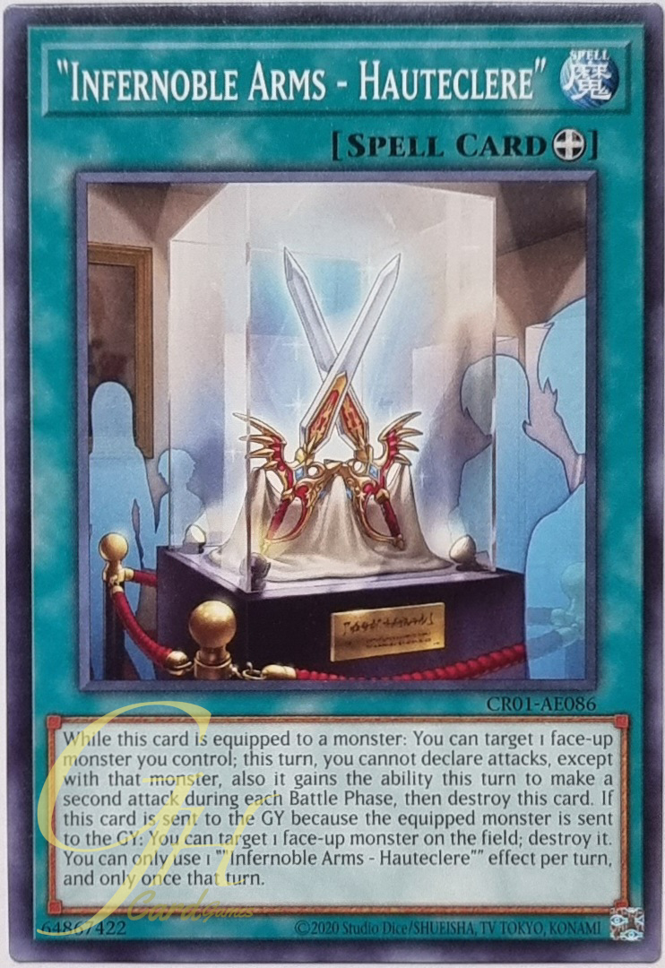 Yugioh [CR01-AE086] Infernoble Arms - Hauteclere (Common)