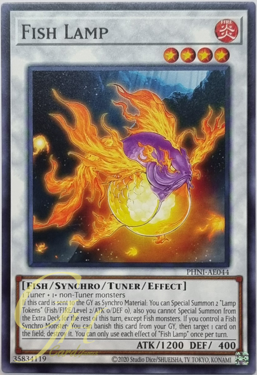 Yugioh [PHNI-AE044] Fishlamp (Common)