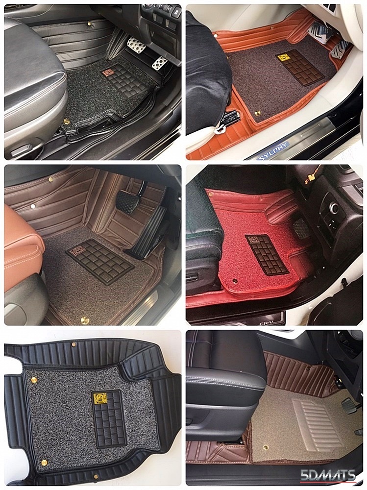 พรมปูพื้นรถยนต์5D VOLVO S90 2017 13มิล 3ชิ้น+ใยดักฝุ่น4ชิ้น