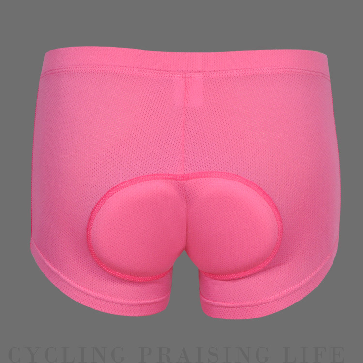 กางเกงจักรยาน Boxer CheJi กางเกงสีชมพู เป้าเจลสีชมพู สำหรับผู้หญิง