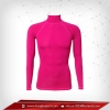Bodyfit / Baselayer เสื้อรัดรูปคอตั้งแขนยาว สี แดงอมชมพู mediumviolet