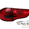 Tail Lamps Type A : Red - Smoke for Pajero ( ไฟท้ายสีแดง - สีควันบุรี่ )