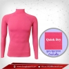 เสื้อรัดกล้ามเนื้อ รุ่นQuick Dry มีรูระบายอากาศ สีชมพู hotpink