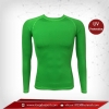 เสื้อรัดรูป ฺBodyfit แขนยาวคอกลม สีเขียว มี Size M L XL
