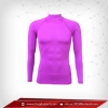 Body Fit / Base Layer เสื้อรัดรูป คอตั้ง แขนยาว สีม่วง darkviolet