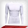 เสื้อรัดรูป Bodyfit แขนยาวคอกลม สีขาว white