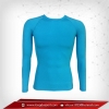เสื้อรัดรูป Bodyfit แขนยาวคอกลม สีฟ้า deepskyblue