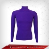 Body Fit / Base Layer เสื้อรัดรูป คอตั้ง แขนยาว สีม่วง blueviolet