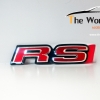 RS Emblem for Honda ( โลโก้ RS สีแดงแต่งหน้า - หลัง ทุกรุ่น )
