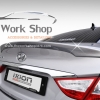 Tail Gate Spoiler - White Pearl for Sonata ( สปอยเลอร์หลังสีขาวมุก )