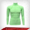 Body Fit / Base Layer เสื้อรัดรูป คอตั้ง แขนยาว สีเขียว springgreen