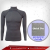 เสื้อรัดกล้ามเนื้อ รุ่น Quick Dry มีรูระบายอากาศ สีเทา gray
