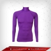 Bodyfit / Baselayer เสื้อรัดรูป คอตั้งแขนยาว สีม่วง darkorchid