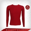 เสื้อรัดรูป Bodyfit แขนยาวคอกลม สีแดง red มี Size S M L XL