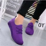 Women s Outdoor Mesh Sports Shoes Breathable Casual Sneakers Running Shoes White EU:35