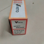 เซฟตี้เบรคเกอร์ ST88 10 A สีดำ VETO