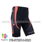 กางเกงจักรยานขาสั้นทีม 3T 14 สีดำ
