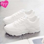 KIYAYA (best seller) | Fashionista รองเท้าผ้าใบแฟชั่นผู้หญิง รุ่น TP-SN10-White