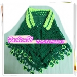 ผ้าคลุมไหล่ไหมพรมแบบมีปก