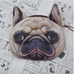 กระเป๋าหมาใส่เหรียญหน้าปั๊ก 3มิติ