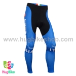 กางเกงจักรยานขายาวทีม Italia 16 สีฟ้า