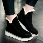 แฟชั่นผู้หญิงขนาดใหญ่เพดานซับขนฤดูหนาวหิมะ - นานาชาติ