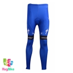 กางเกงจักรยานขายาวทีม QuickStep 16 (01) สีน้ำเงินดำ