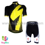 ชุดจักรยานแขนสั้นทีม Specialized 16 (11) สีดำเหลือง