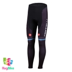 กางเกงจักรยานขายาวทีม Castelli 18 (03) สีเทาดำ