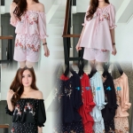 งานเซ็ต2ชิ้น เสื้อ+กางเกง